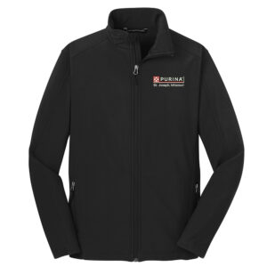 Nestle St Joseph Port Authority Men Core Soft Shell Jacket-Black