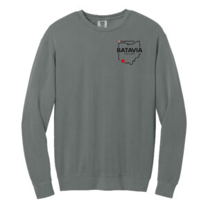 Nestle Batavia Comfort Colors Lightweight Crewneck Sweatshirt-Grey