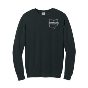 Nestle Batavia Comfort Colors Lightweight Crewneck Sweatshirt-Black
