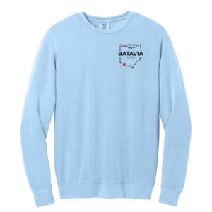 Nestle Batavia Comfort Colors Lightweight Crewneck Sweatshirt-Hydrangea