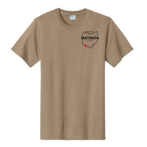 Nestle Batavia Unisex Cotton Short Sleeve Tee-Sand