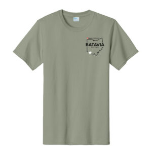 Nestle Batavia Unisex Cotton Short Sleeve Tee-Stonewashed Green