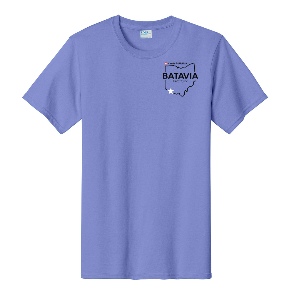 Nestle Batavia Unisex Cotton Short Sleeve Tee-Violet