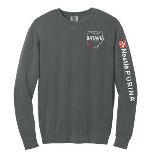 Nestle Batavia Comfort Colors Unisex Lightweight Crewneck Sweatshirt-Pepper